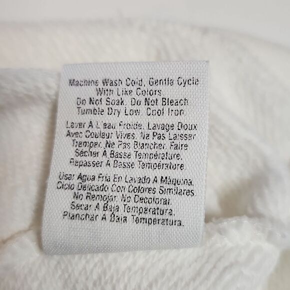 DKNY White Cozy Oversized draw string hoodie - Picture 12 of 12